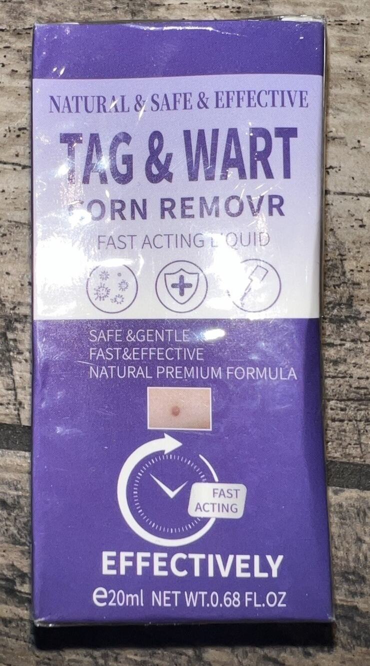 Tag And Wart Corn Remover Fast Acting Liquid.68 Floz Safe Gentle NEW - Picture 1 of 3